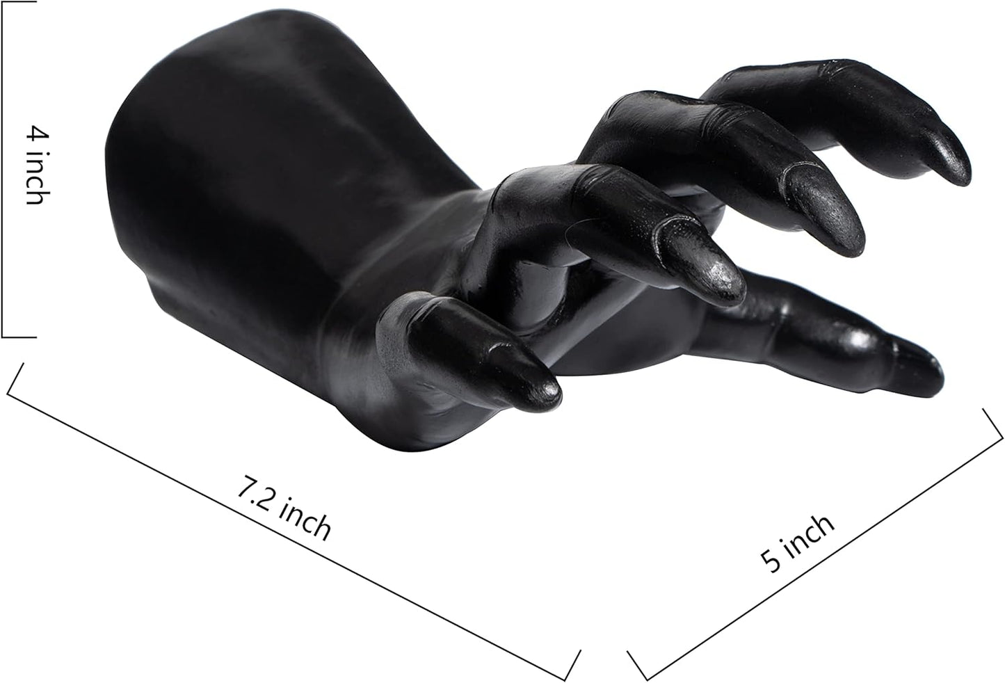 GUTE Creepy Hands Wall Mountable - Hands Hangers Decor, Hand Horror Decorations Aesthetic Goth Gothic Hanging Wall Art Home, House Decoration, Sculpture (Reaching, 1 Piece)