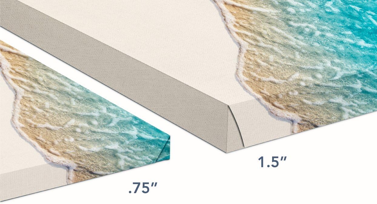 BuildASign Custom Canvas Prints with Your Photos – Personalized Picture To Canvas Wall Art, Perfect for Home Decor, Gifts & Keepsakes, Ready to Hang (12" L x 36" W x 1.5”D)