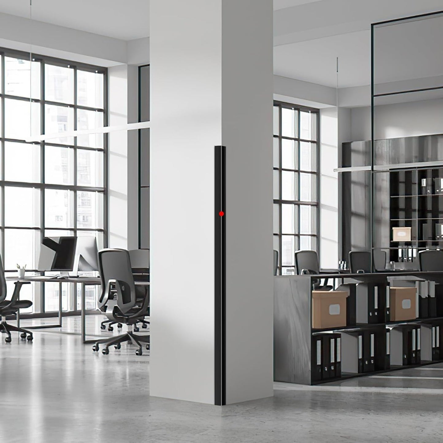 2PCS Wall Corner Protectors Guards - Self Adhesive Corner Protector & Corner Guards for Walls Edge Protection, Easy to Apply - No Tools Needed(Black, 35.4"x1.18")