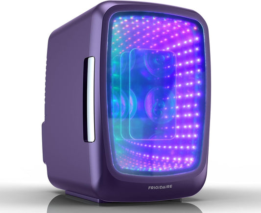 Frigidaire EFMIS179 Gaming Light Up Mini Beverage Refrigerator, Purplehaze