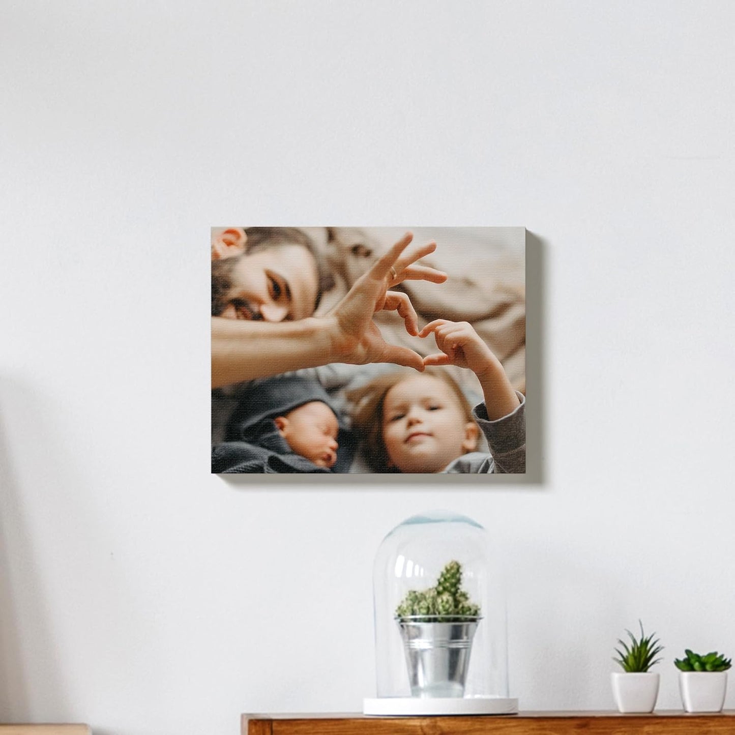 Custom Canvas Prints with Your Photos – Personalized Picture To Canvas Wall Art, Perfect for Home Decor, Gifts & Keepsakes, Ready to Hang (30" L x 40" W x .75”D, Classic Black)