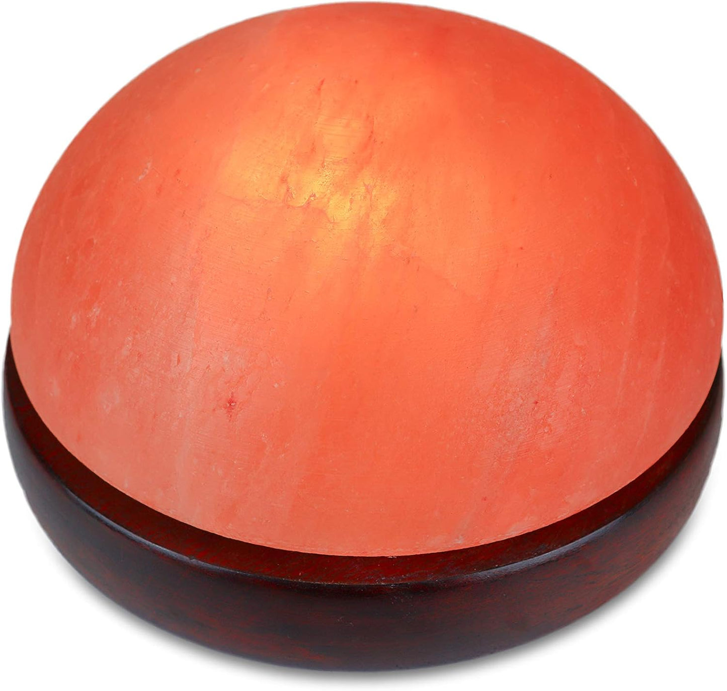 Himalayan Secrets® Salt Dome Lamp | for Warming Up Hands and Feet (9" Diameter)