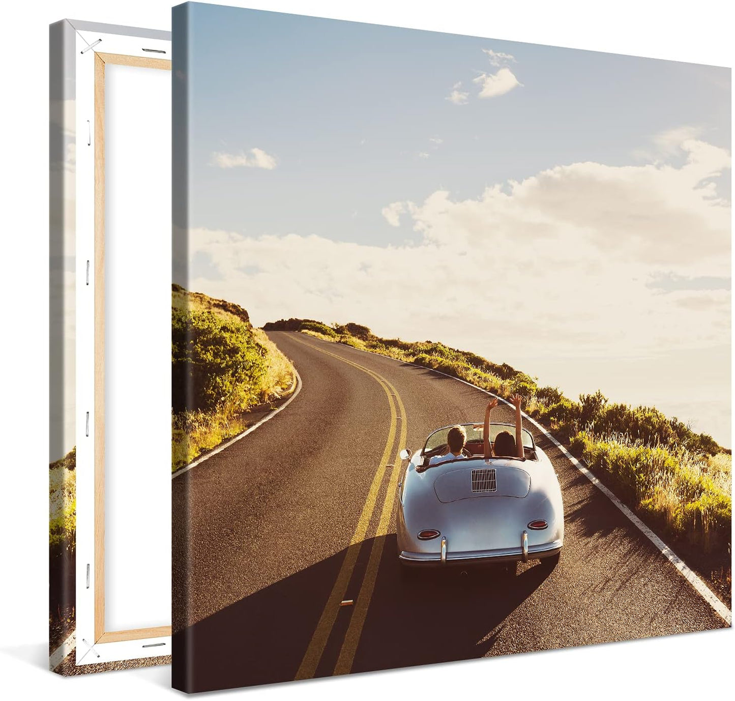 Photo.Gifts Personalized Canvas Prints 20x20 - Your Photos On Canvas - Made in USA Canvas Print Wall Art for Bedroom, Living Room, Wedding Baby Pet Family - Custom Gifts