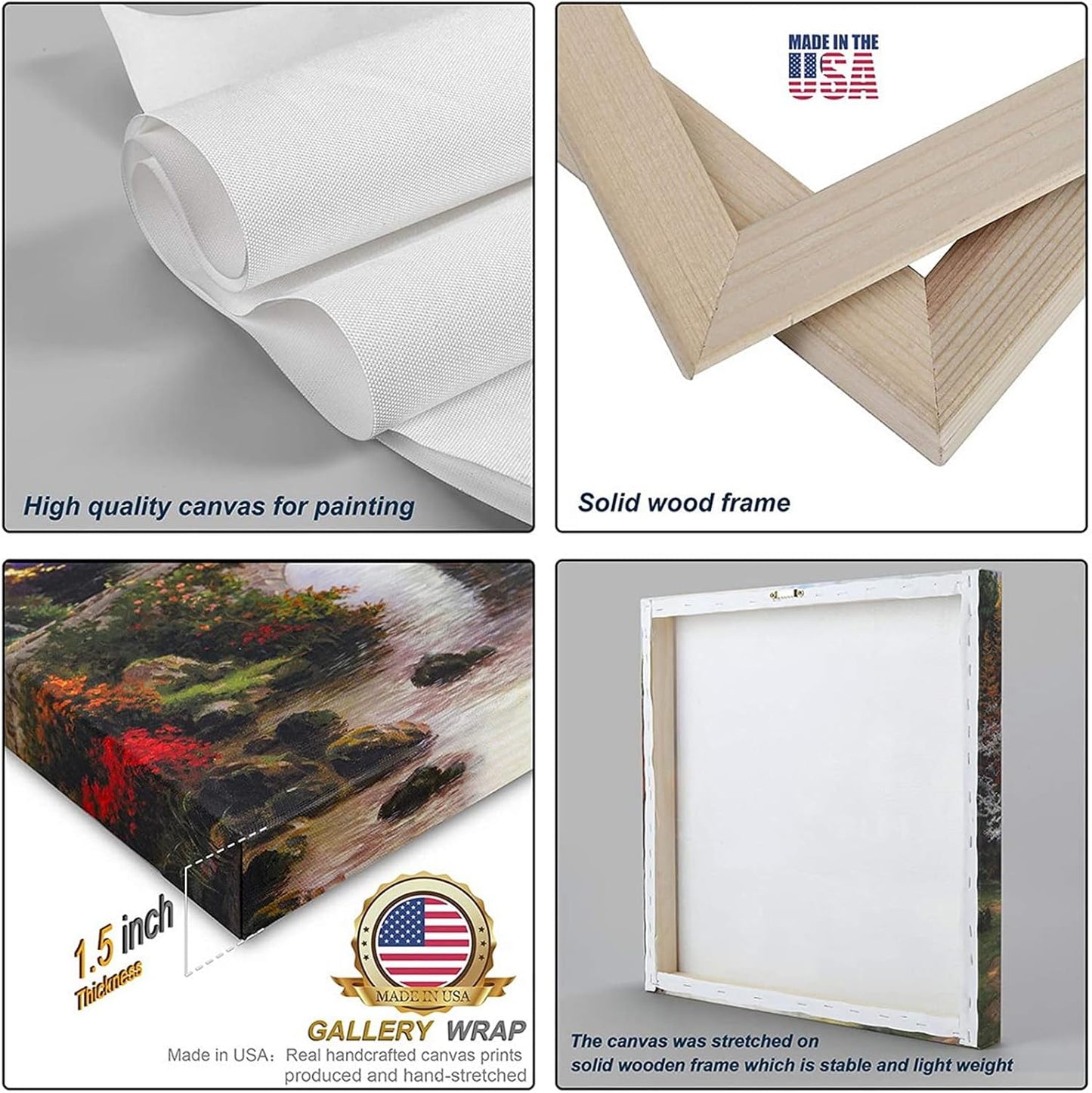 Wewejia Custom Canvas Prints with Your Photos 24x16inch, Upload Your Wedding Picture/Photo - Custom Personalized Canvas Photo Gifts Couples Family Baby Pets Home Decor Easy to hang