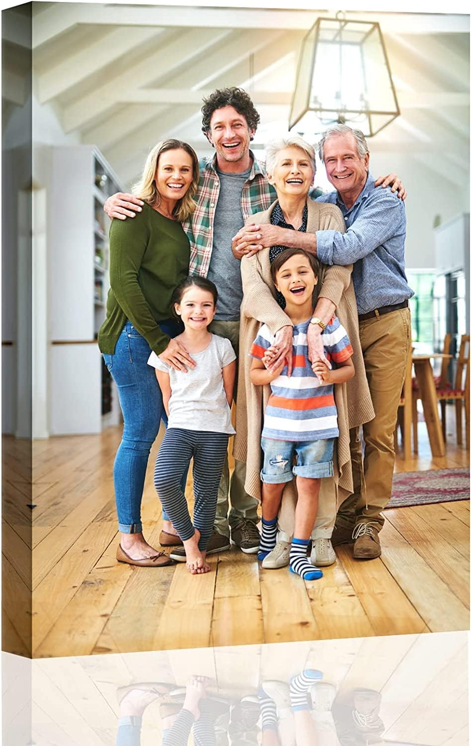 Laoife Custom Canvas Prints with Your Photos 12"x18", Canvas Photo Prints Custom, Personalized Canvas Wall Art for Office Home Bedroom Living Room Wall Decor, Gift for Father's Day Birthday Wedding