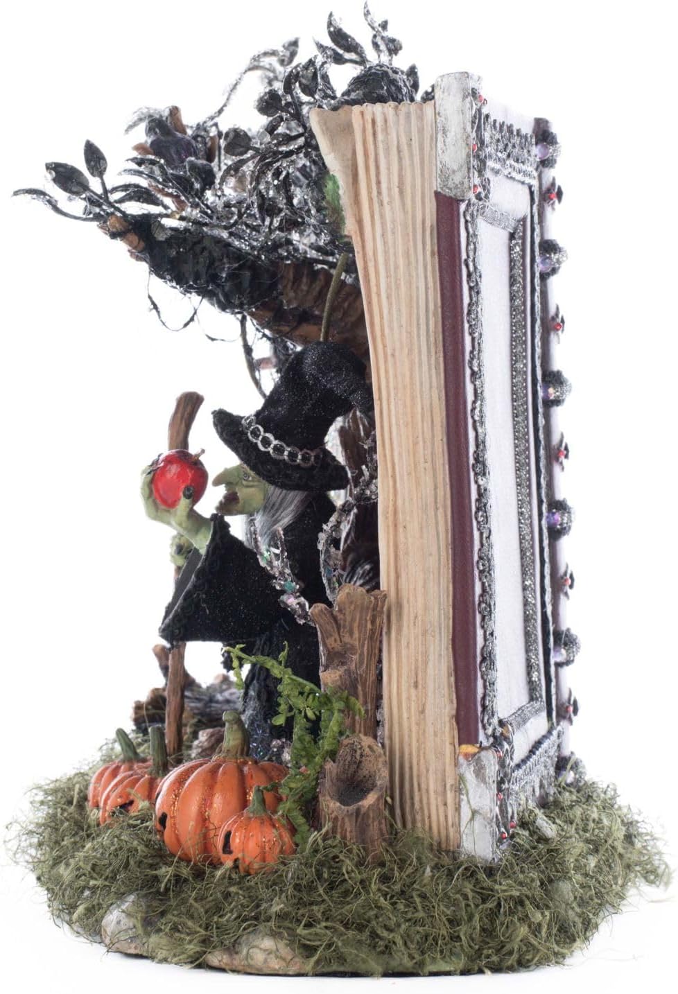 Katherine's Collection 2025 Hansel and Gretel Pumpkin Scene - Lighted Halloween Decoration with Resin Hansel and Gretel Fairy Tale - Grimm Halloween Decor & Eerie Ambiance