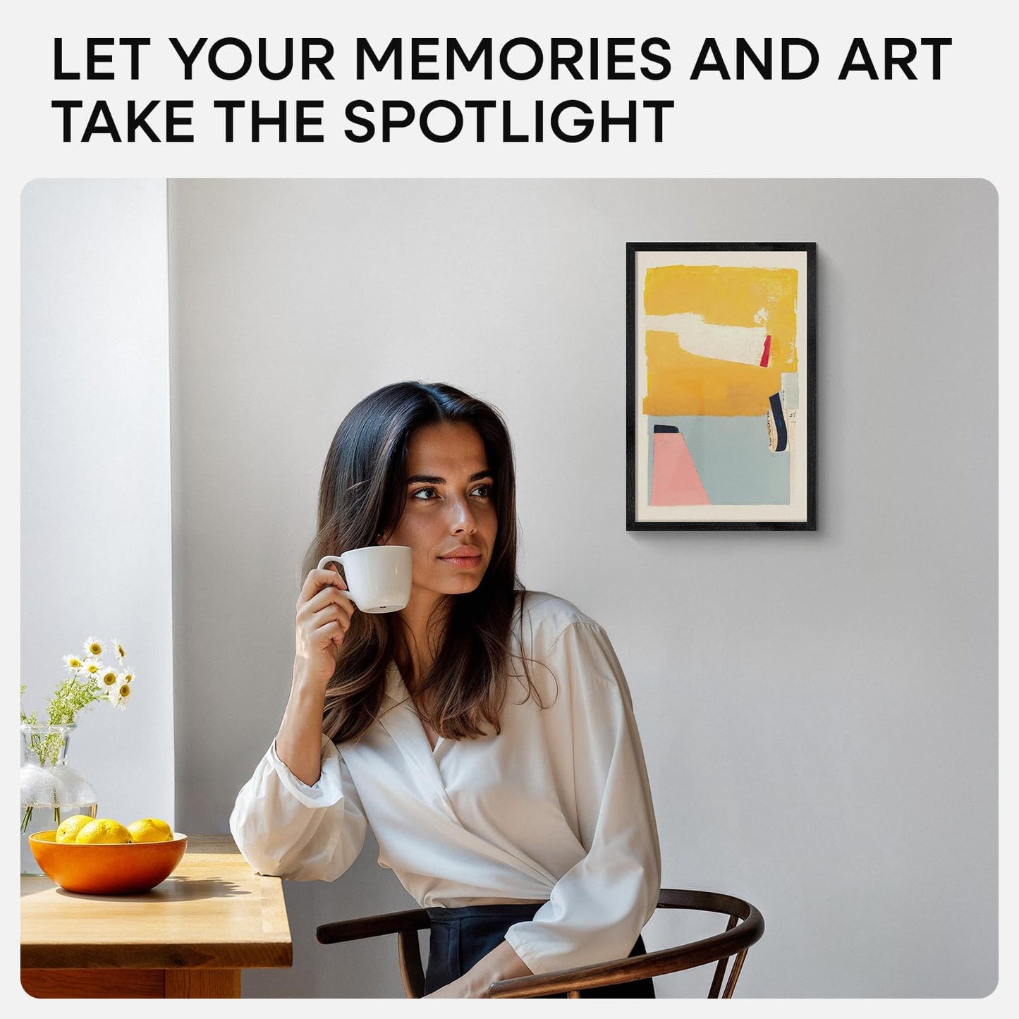 Homeforia 11x17 Picture Frame Black Wood, High End Oak 11x17 Poster Frames with Mat 8x12, 11 x 17 Wooden Frame Matted to 8 x 12 inch Photo, 17x11 Thin Hanging Frame, Tempered Glass, Wall Kit, Set of 1