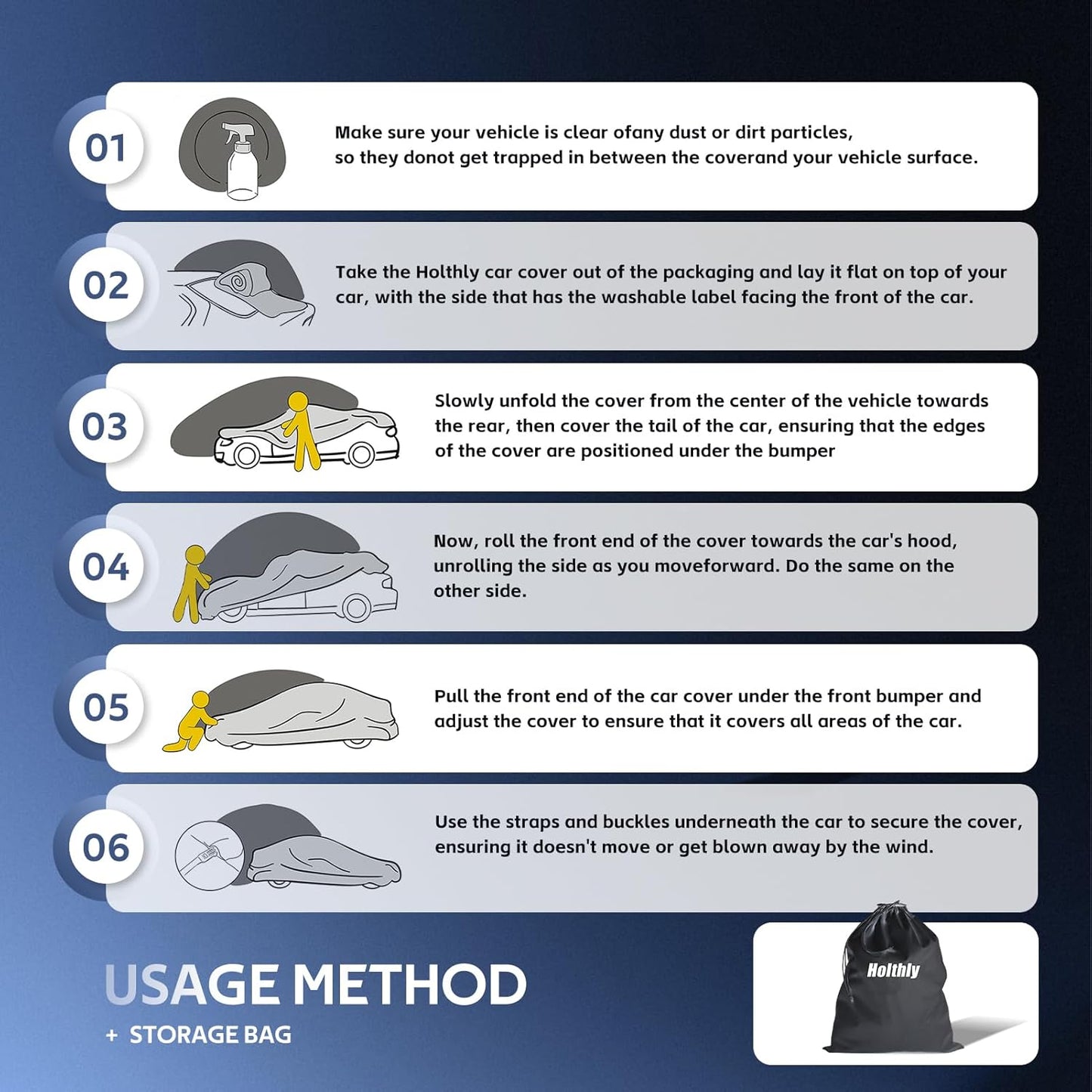 10 Layers SUV Car Cover Custom Fit for GMC Yukon XL (2000-2024) Waterproof All Weather for Automobiles, Outdoor Full Cover Sun UV Rain Protection with Cotton.Black