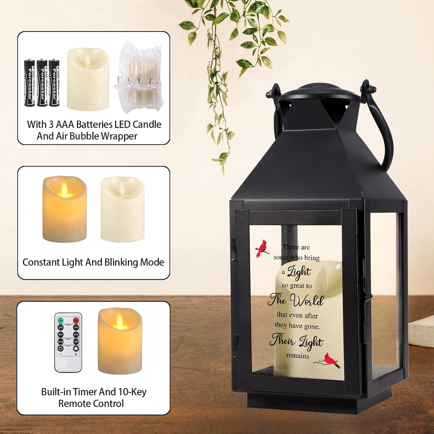 Decorative Candle Lanterns (There are Some who Bring a Light so Great to The World)