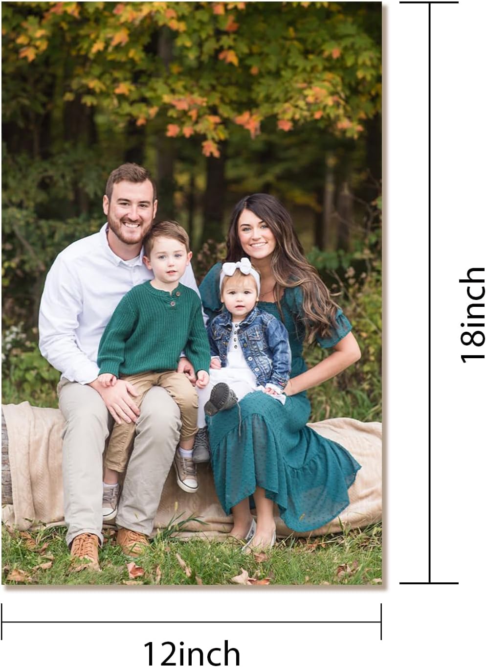 GZZFXXD Personalized Custom Canvas Prints 12''x18'' with Your Photo/your Image Large Wallart Wall Decor for Bedroom Dining room Living room Children's room(Unframed)