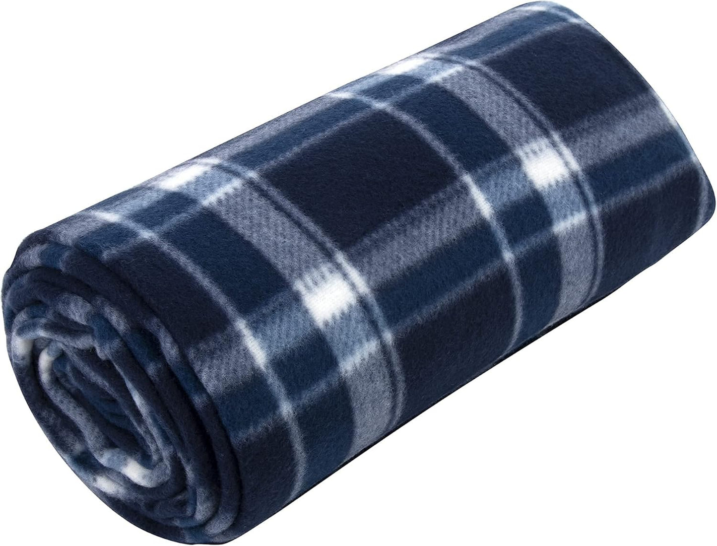 50x60 Throw Blankets, Plaid Fleece Throw Blankets for Bedroom, Couch, Livingroom, Chair, Pets, Outdoors