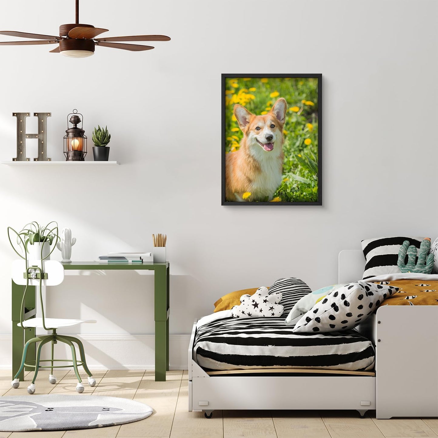 NWT Custom Framed Poster Prints with Your Any Photos, Personalized Canvas Pictures for Wall to Print Framed - 11"x14" Black