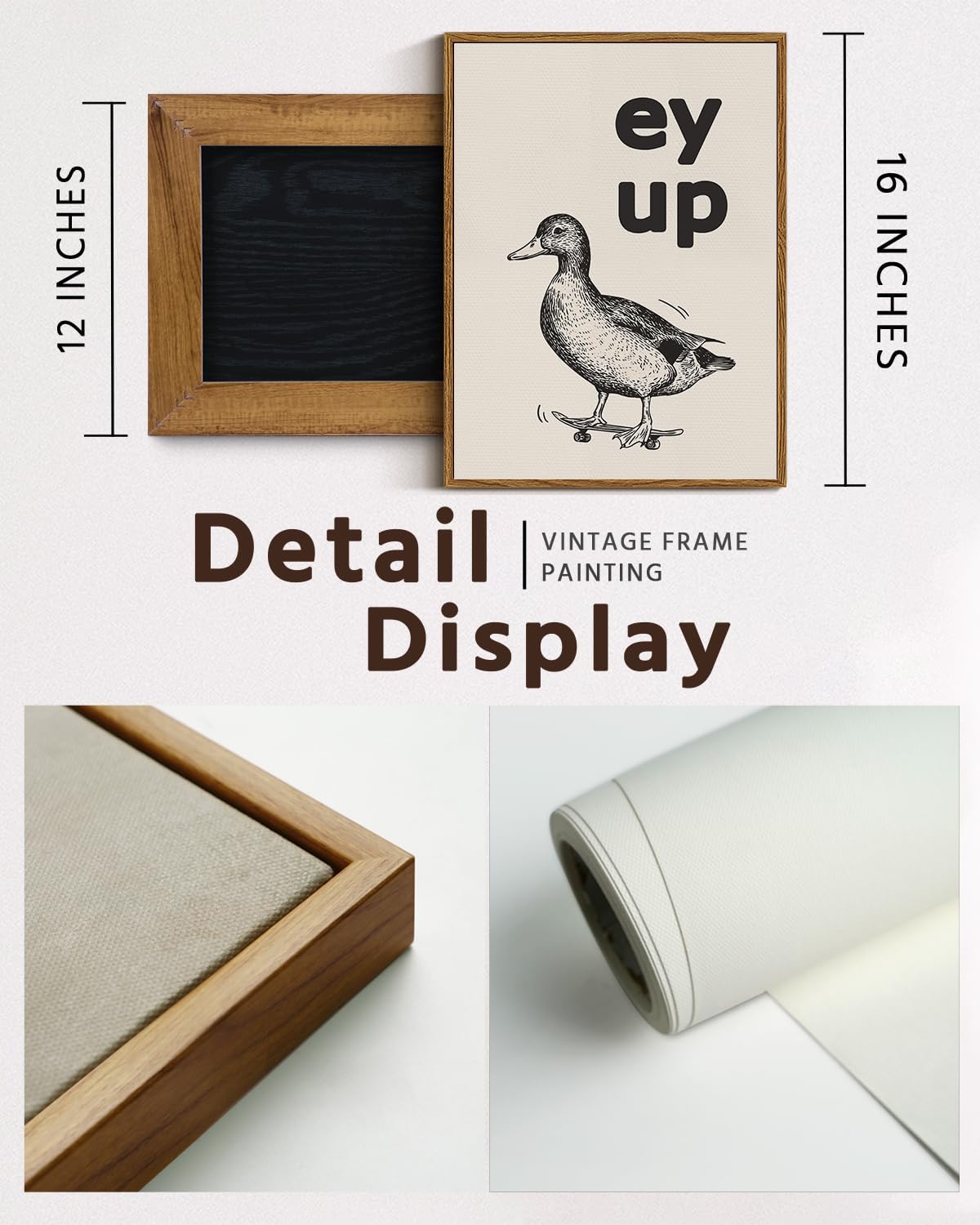 VIYYIEA Framed Wall Art JK-J1-L SK1206 16L x 12W