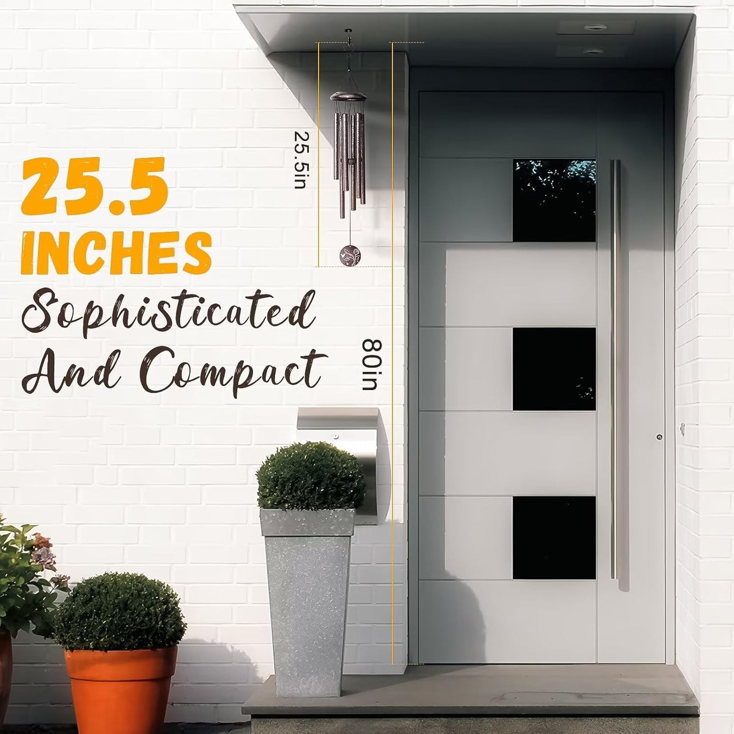 Gifts for Sister, 25''Wind Chimes, Birthday Gifts for Sister, Soul Sisters Unique Gift for Women,Thanksgiving,Christmas Day Gift Ideas for Love Rreminder