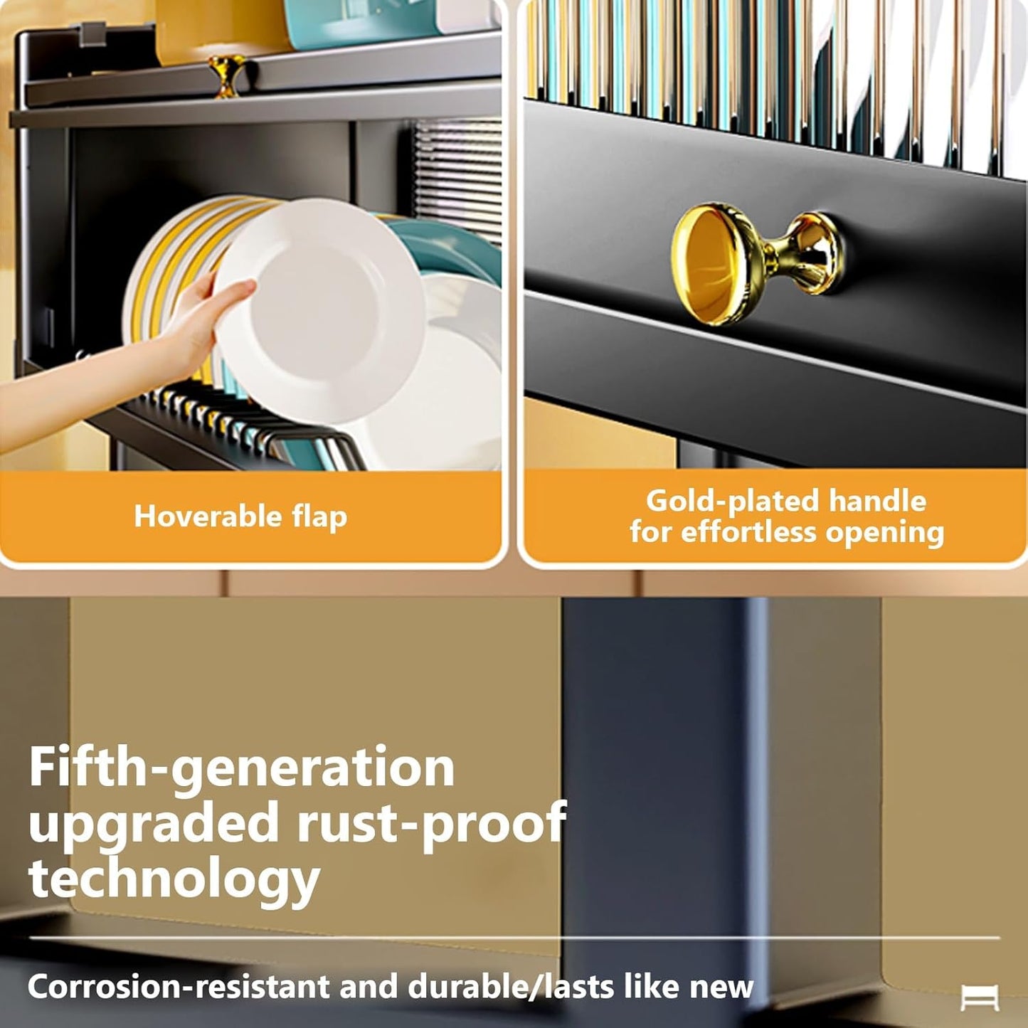 Home Furnishing Over The Sink Dish Drainer Drying Rack 3 Tier Over Sink Dish Rack for,oversink Dish Dry Rack,Space Saving Dish Drying Rack,Kitchen Sink Organizer countertop(White,95cm/37.4in)