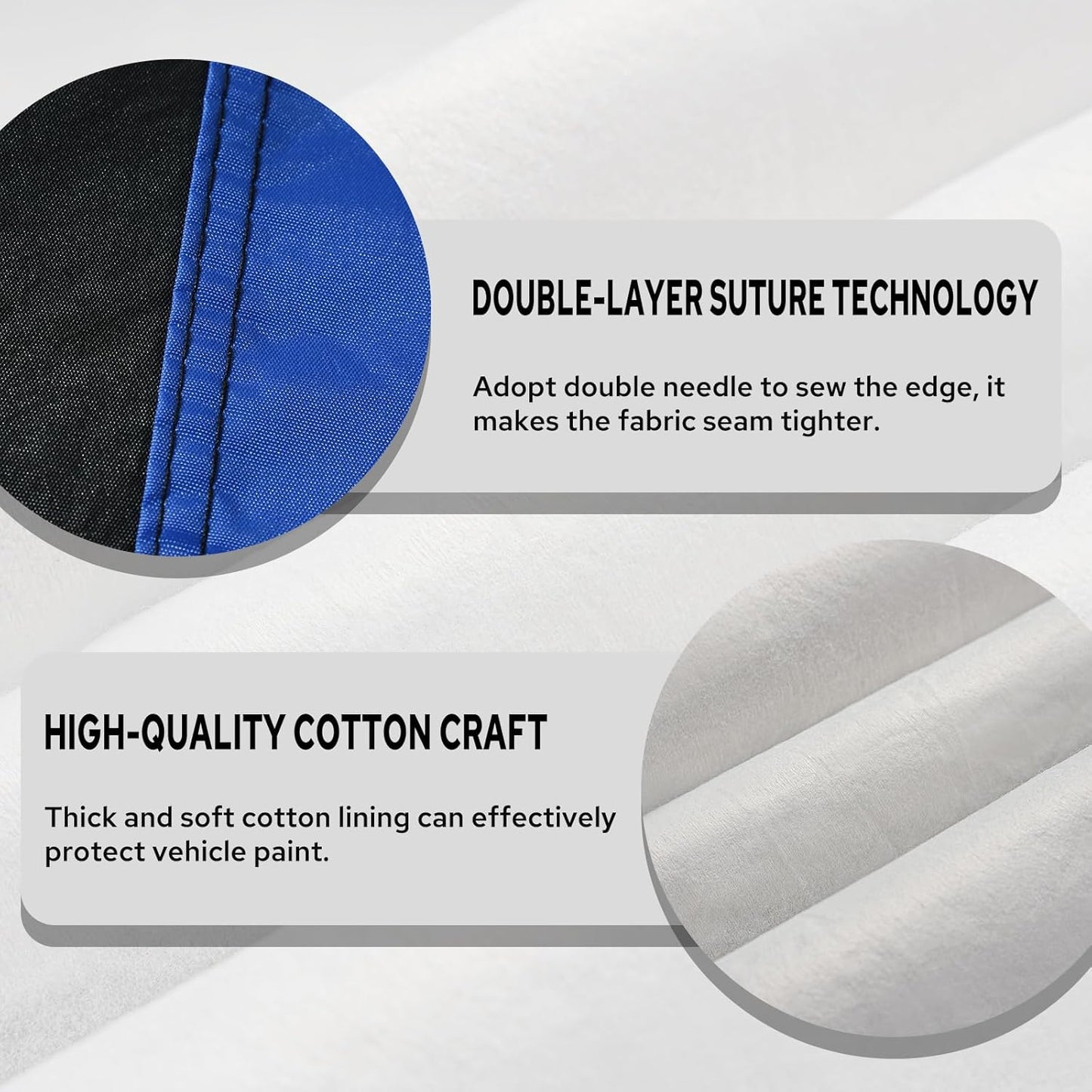 10-Layer Car Cover Waterproof All Weather for Automobiles, Universal Fit for Hyundai Accent, Mercedes C-Class, Toyota Corolla, Porsche 911/718, Sedan 168"-178" L, Size A3 (See Size Chart)