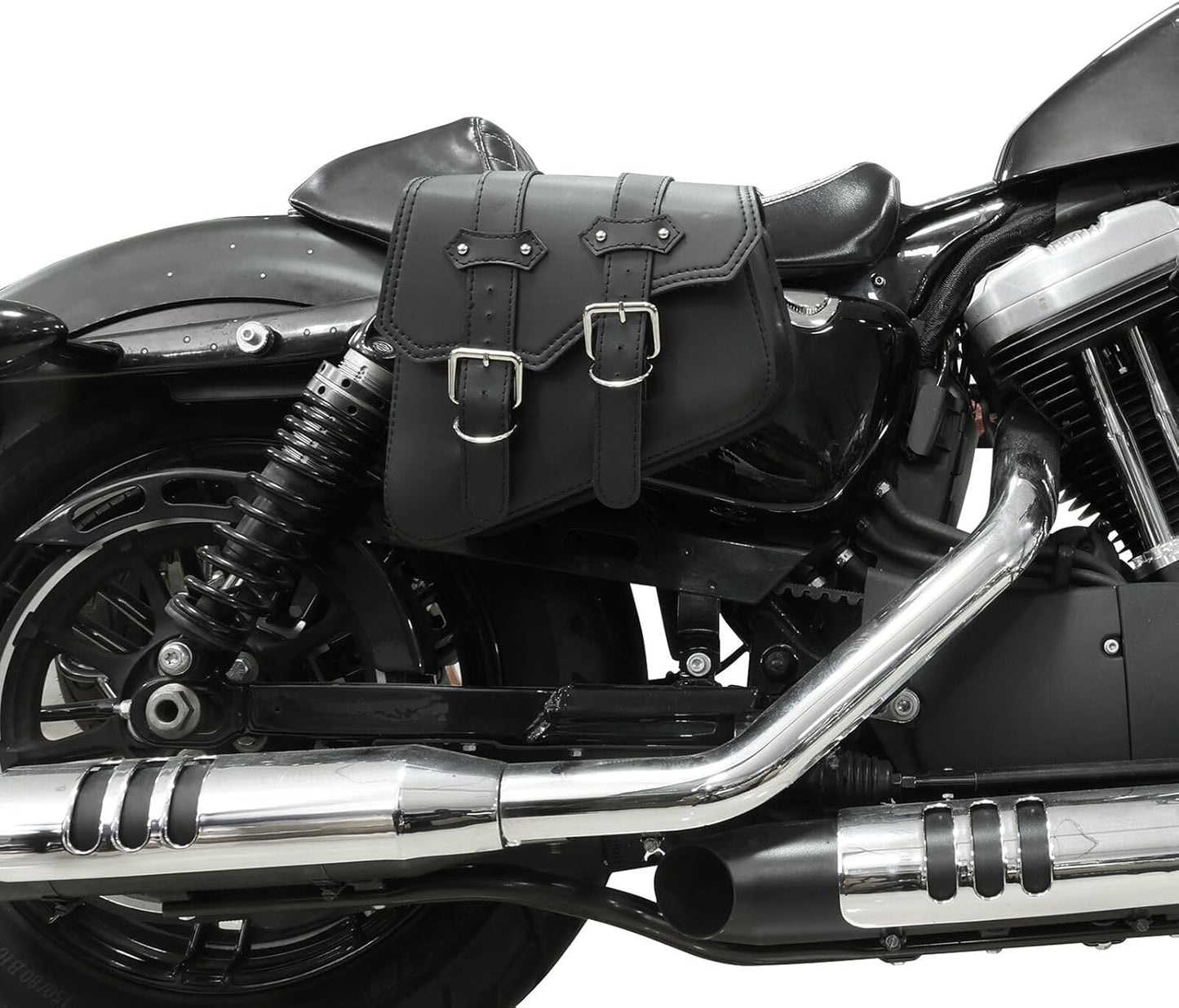 TCMT Motorcycle Saddle Bags Side Tool Bag Luggage Fit For Harley Sportster XL883 XL1200