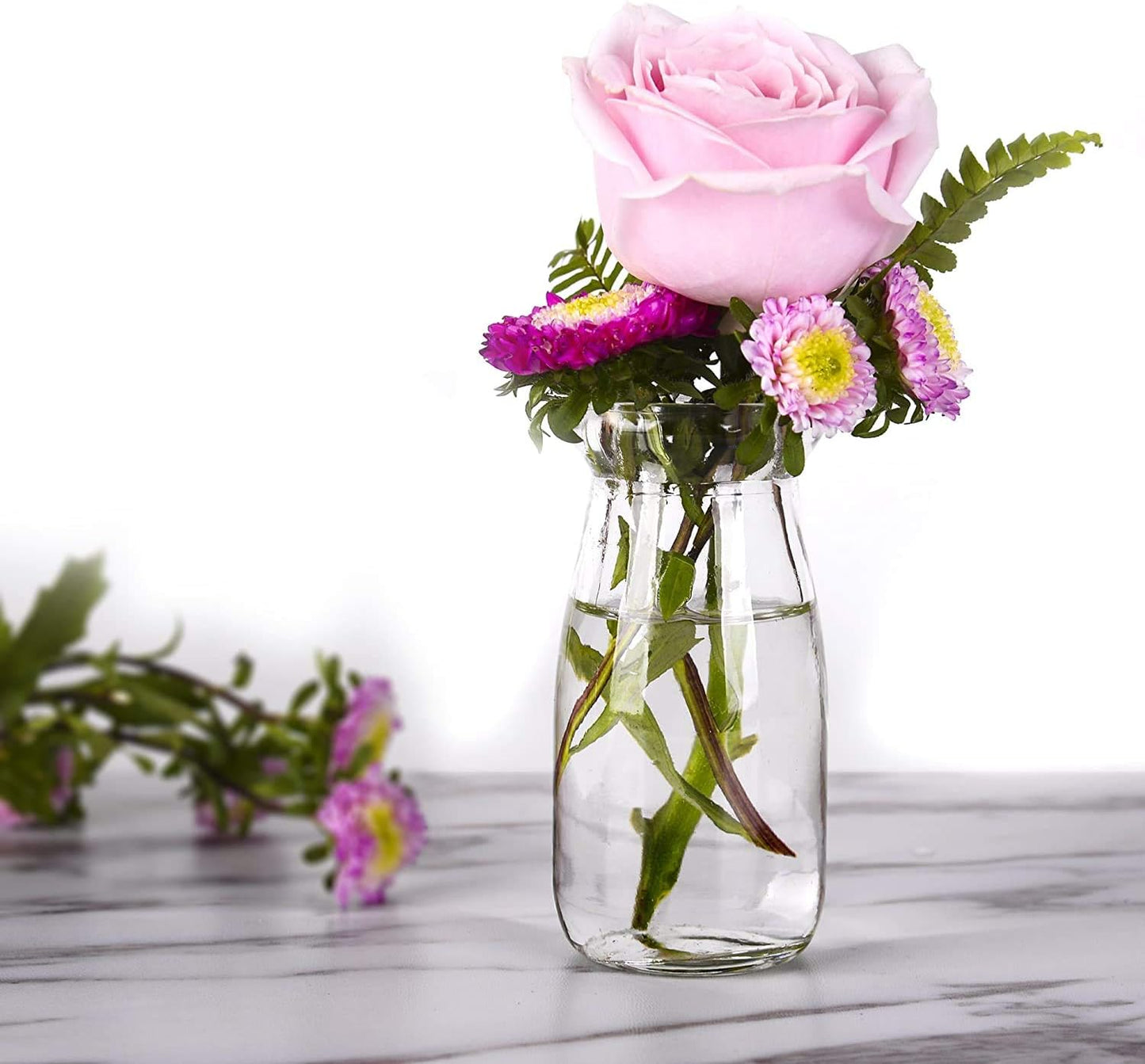 Otis Classic Small Glass Jars with Lids – Set of 12 Mini Glass Bottles with Corks for Halloween Decorations Fall Décor Wedding & Party Favors, Halloween DIY Crafts, Potions, Spices & Candy, 3.4 oz