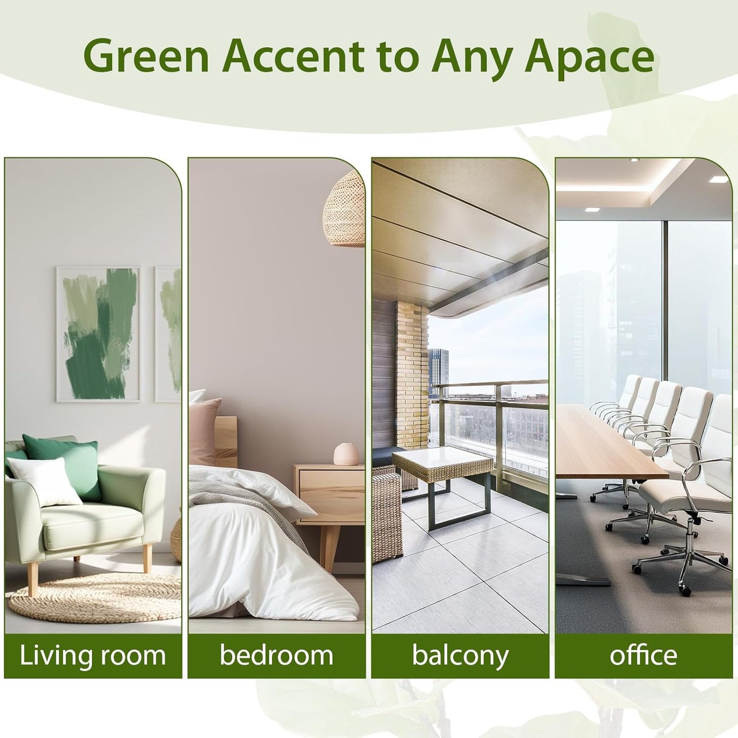 Artificial Fiddle Leaf Fig Tree, 6FT Faux Ficus Lyrata Plant with Realistic Leaves, Lifelike Home Decor Faux Tree in Stylish Pot for Indoor, Office, Living Room Decor (6ft)