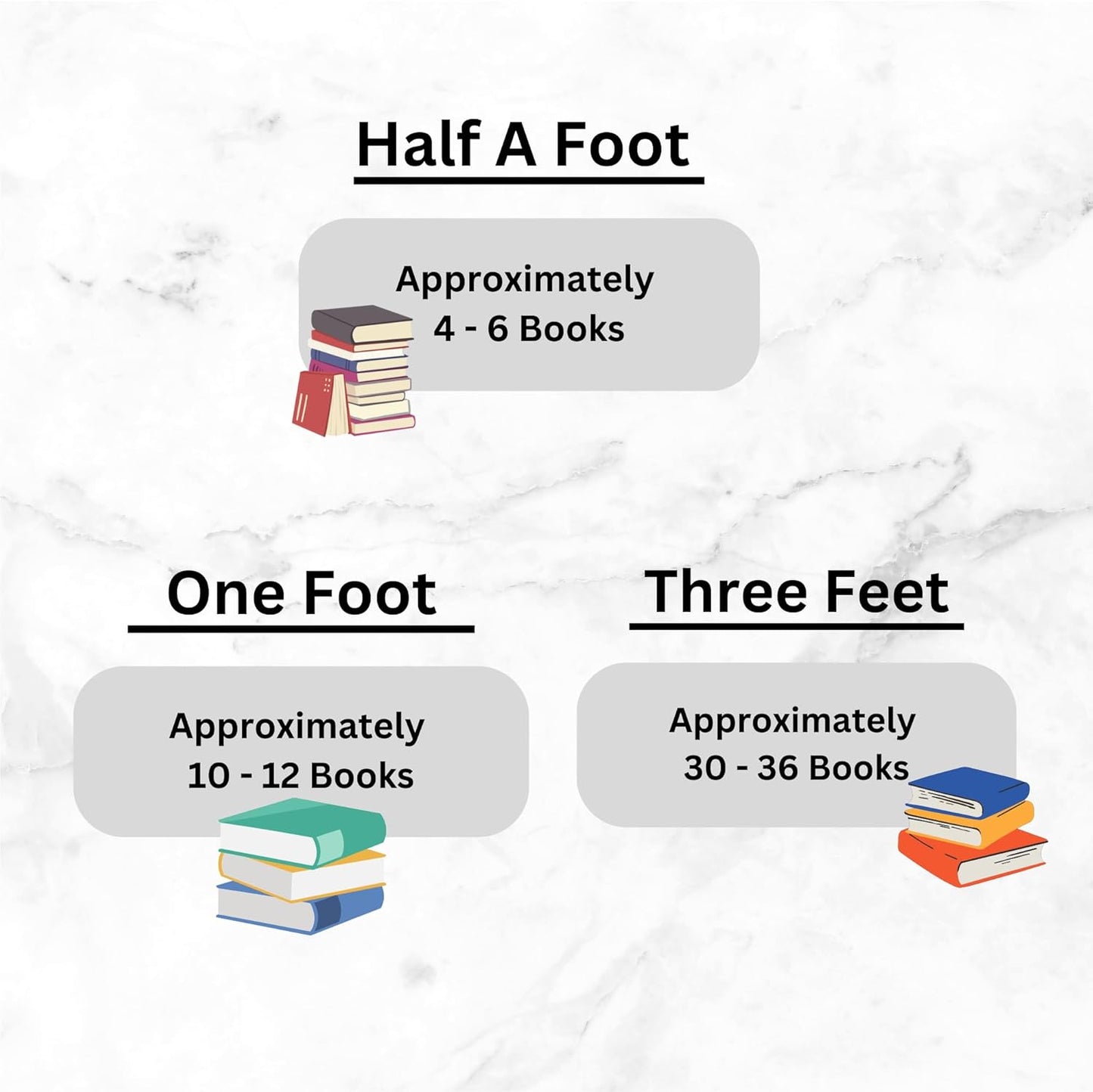 Curated Decorative Books Hardcover Décor Books for Home Décor, Choose Color, Interior Design, Office, Wedding Display, Instant Library, or Staging (Half Foot, Blue)