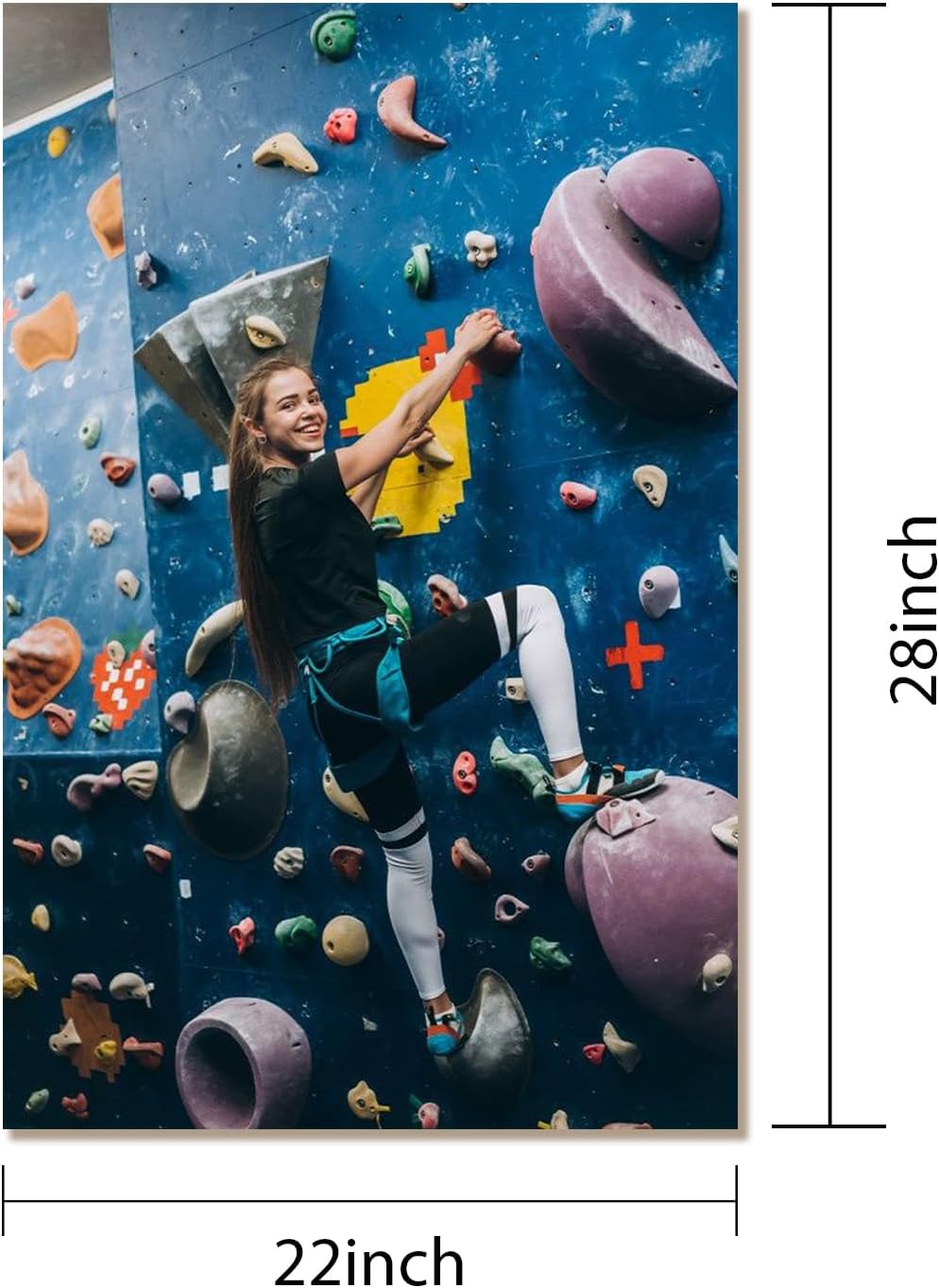 GZZFXXD Personalized Custom 22''x28'' Canvas Prints with Your Photo/your Image Large Wallart Wall Decor for Bedroom Dining room Living room Children's room