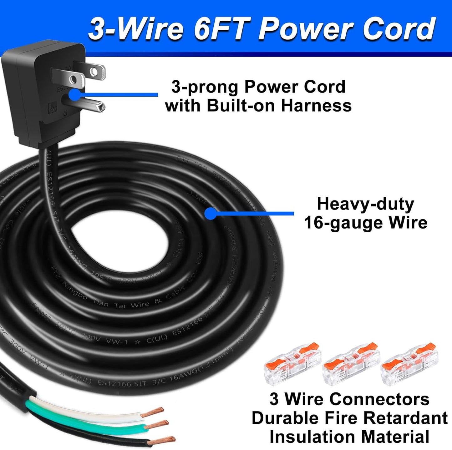 Dishwasher Installation Kit - 10 FT Stainless Steel Dishwasher Hose with 3/8" Compression Connections,Food Grade PEX Inner Tube Dishwasher Water Supply Line with Elbows,Adapters and 6 FT Power Cord