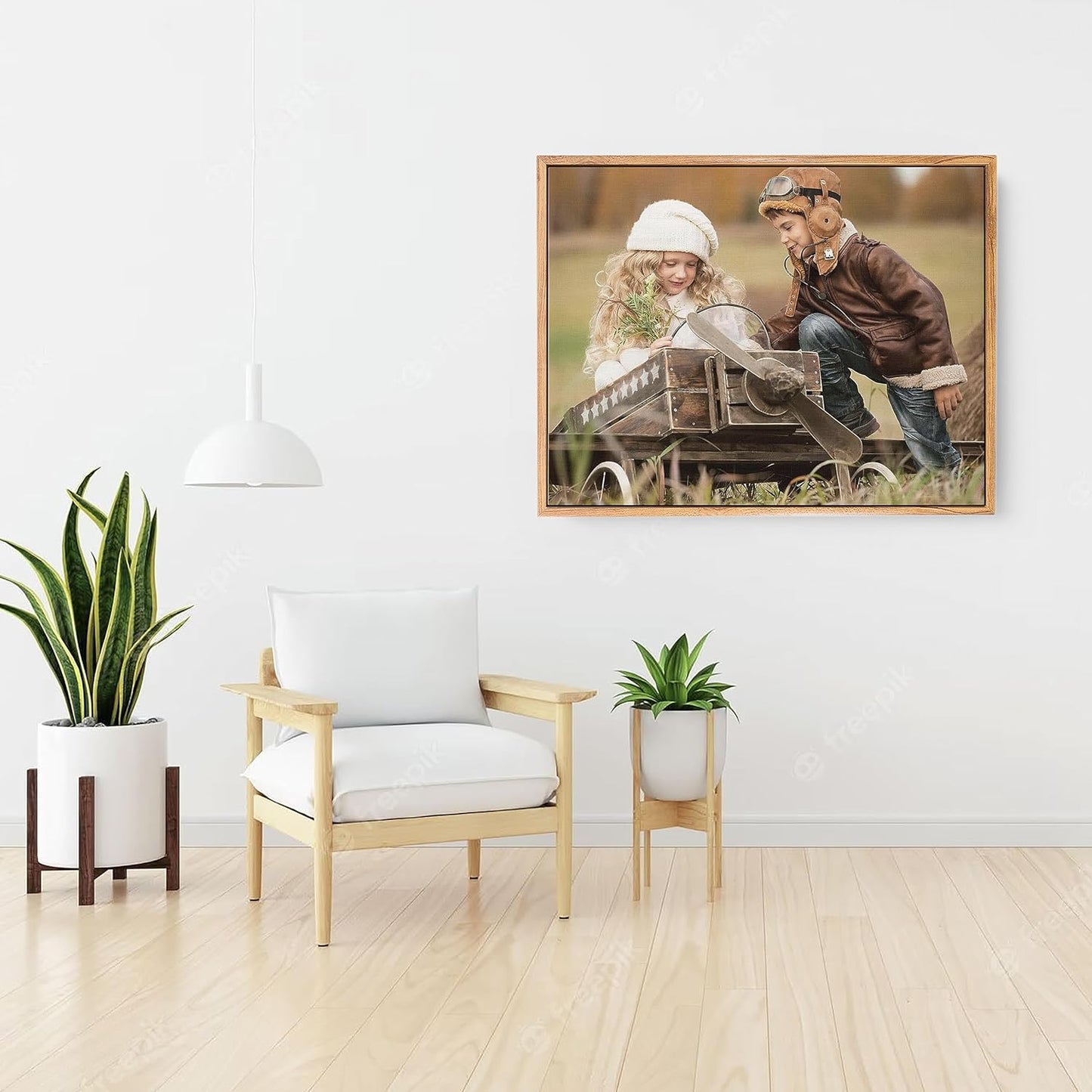 Personalized Custom Canvas Prints: Photo On Canvas (Light Brown, 12X12) Transform Your Photos into Stunning Framed Wall Art Digitally Printed Photo To Canvas Ideal for Home Decor, Gifts Keepsakes.