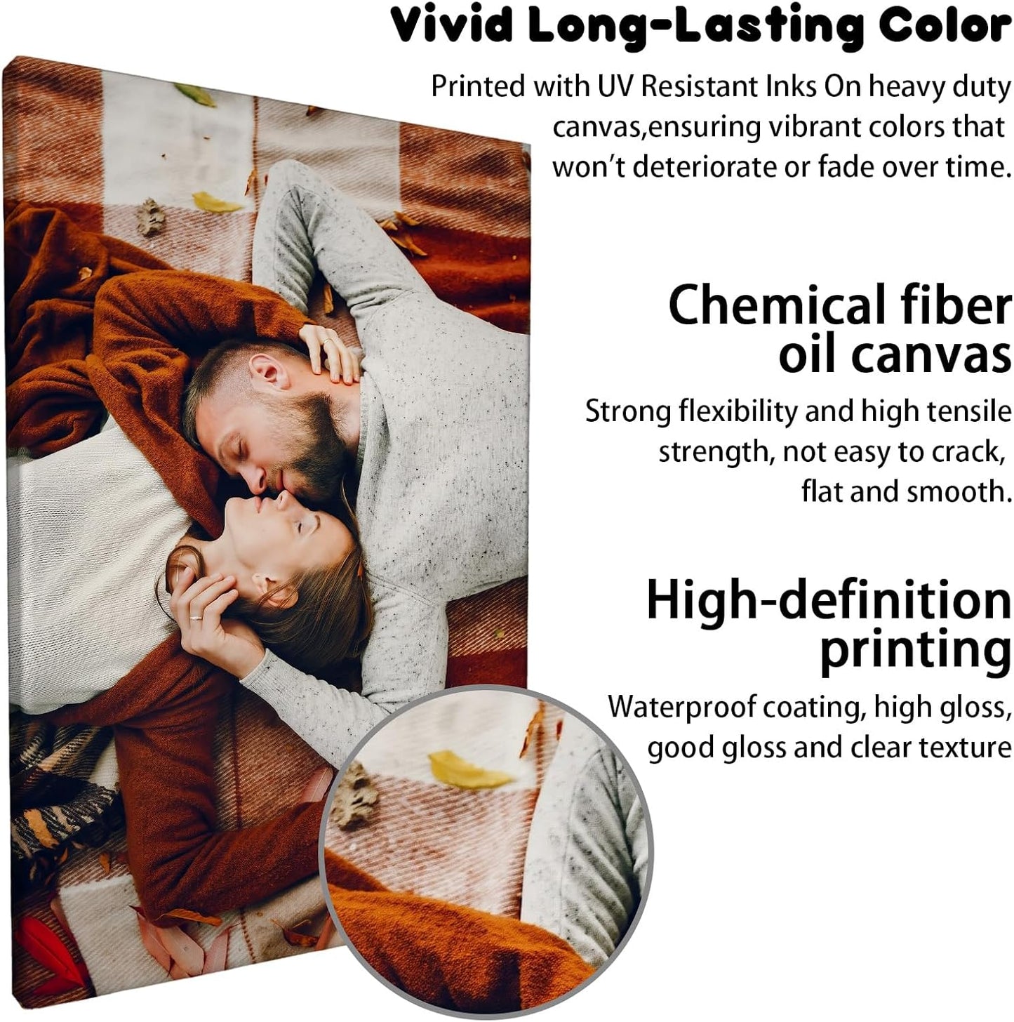 Personalized canvas prints with your photos Canvas Prints With Your Photos on Custom Wall Art for Bedroom, Living Room, Wedding Baby Pet Family Home Decor Gifts Keepsakes Picture Framed Wall Art 12×16