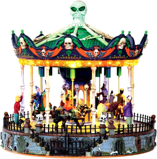 Lemax 34605 SCARY-GO-ROUND SPOOKY TOWN Exclusive Carnival Ride