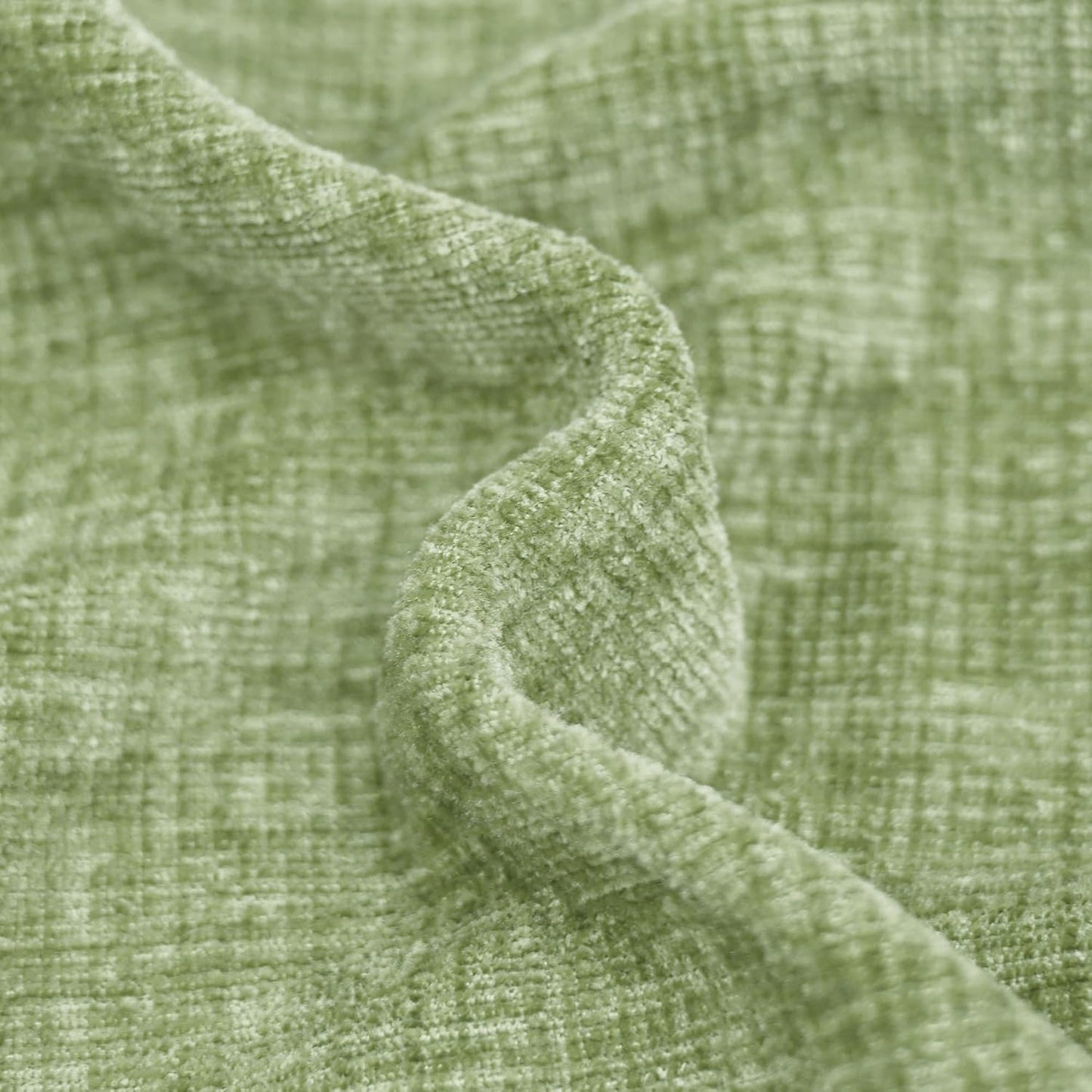 CaliTime Throw Pillow Covers Decorative 12 X 20 Inches Pack of 2 Cozy Chenille Cushion Cases for Couch Sofa Bed Living Room Home Sage Green