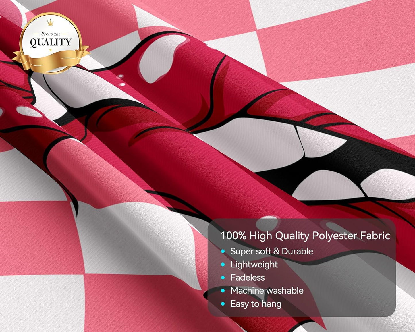 dueeia Sexy Red Lip Tapestry Wall Hanging Y2k Preppy Pink Retro Coquette Women Tapestries for Girls Bedroom Living Room Dorm Wall Decor (59.1"x39.4")