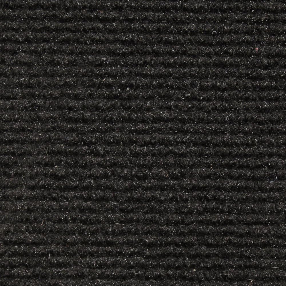 House, Home and More Indoor Outdoor Carpet with Rubber Marine Backing - Black - 6 Feet x 15 Feet - Durable, UV-Resistant - Adds Color and Comfort to Your Deck, Patio or Other Outdoor Rug Space.