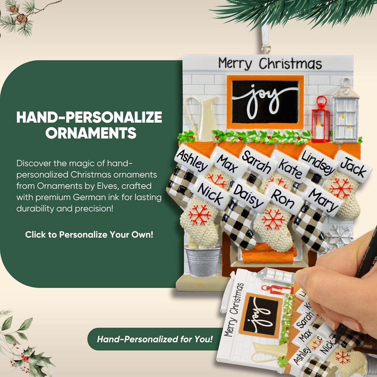 Personalized Sibling Christmas Ornaments 2024 - Brother and Sister Ornament Sibling Ornaments Custom Christmas Family Ornament Gifts for Siblings Children Ornament Sibling Ornaments for Christmas Tree