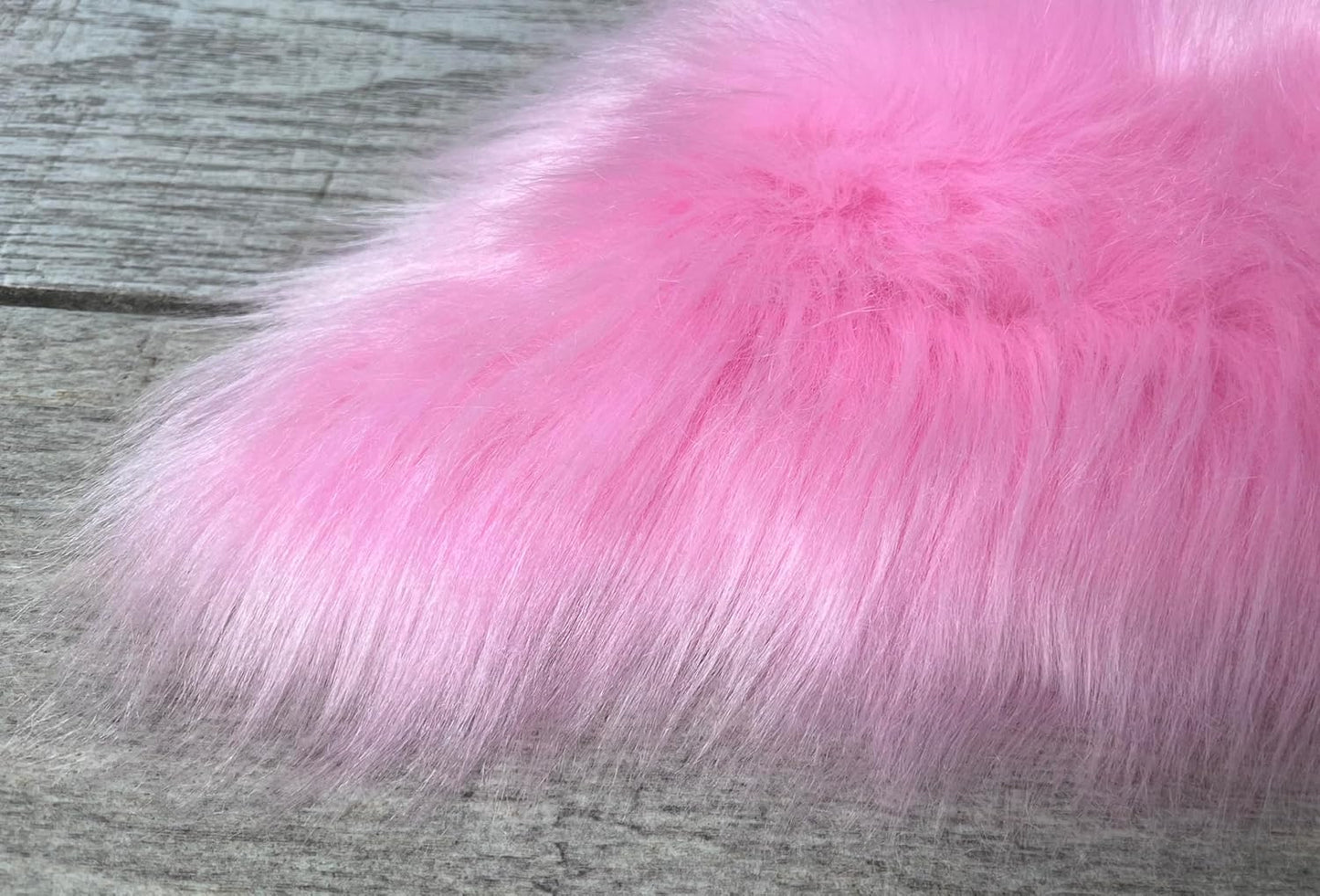 LAMBZY Faux Sheepskin Super Soft Hypoallergenic Free Shape Silky Shag Rug, Luxury Shaggy Plush Carpet for Bedrooms Living Kids Room Sofa Rugs (Pink, Single and a Half 2'x4')