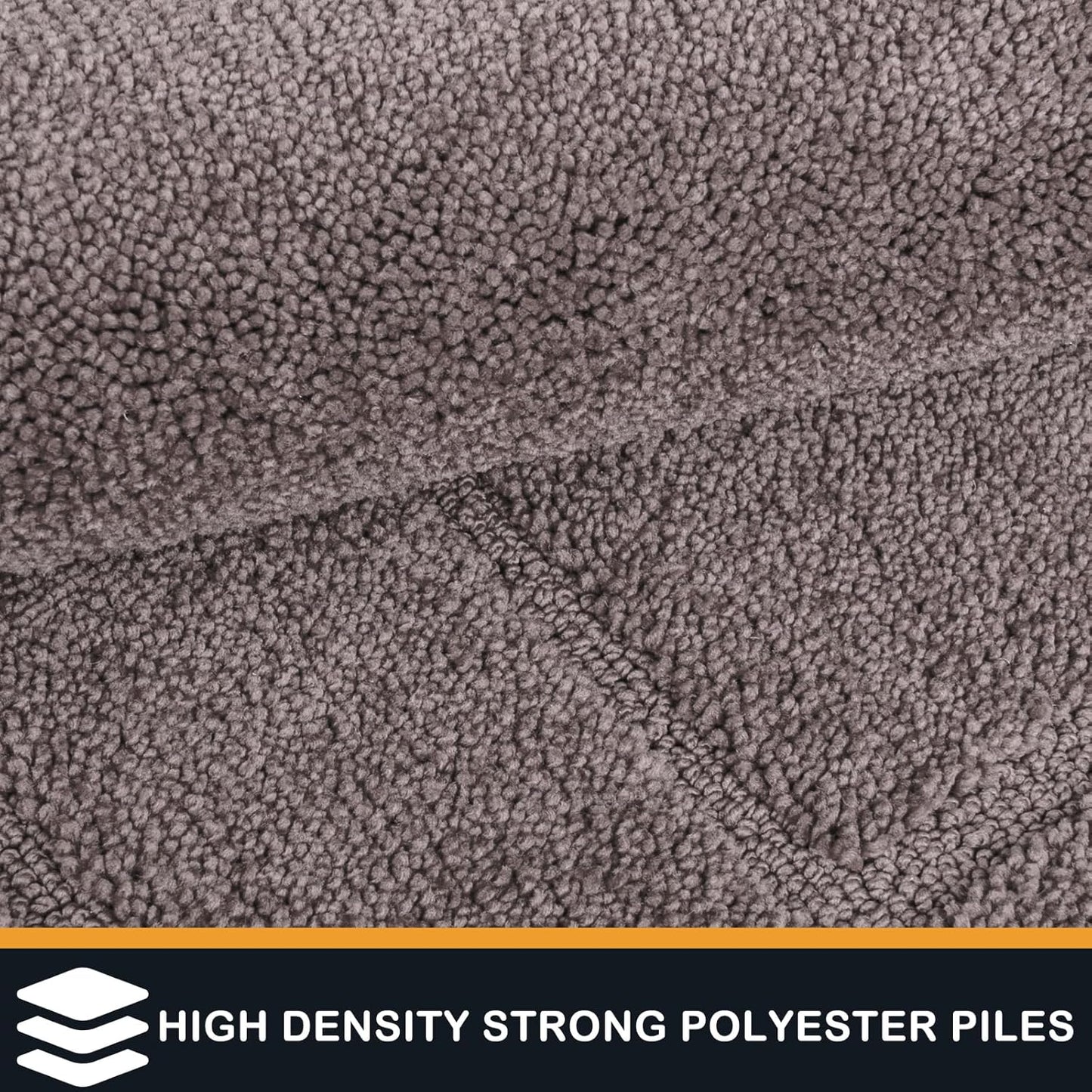 PURRUGS Dirt Trapping Door Mat 32" x 70", Non-Slip/Skid Machine Washable Entryway Rug, Dog Doormat, Super Absorbent Welcome Mat for Muddy Wet Shoes and Paws, Grayish Brown