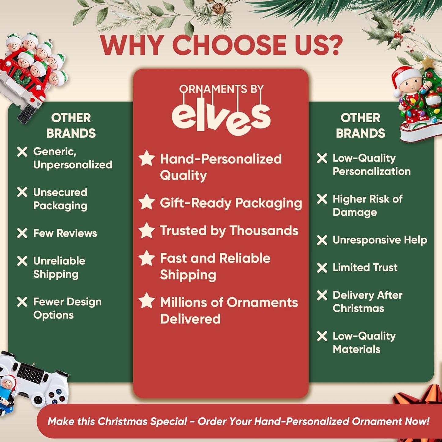 Personalized Sibling Christmas Ornaments 2024 - Sister Ornaments New Big Sister Family Ornaments Children My First Christmas as a Big Sisters Ornament Sibling