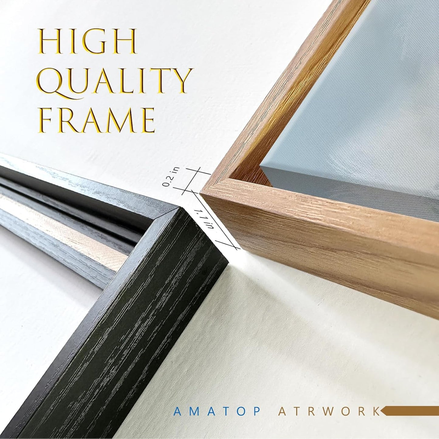 amatop Large Wall Art for Living Room Framed Boho Beach Coastal Floral Ocean Wall Picture Farmhouse Daisy Flower Sea Canvas Print Nautical Neutral Vintage Warm Artwork Home Bedroom Office Decor 48x24