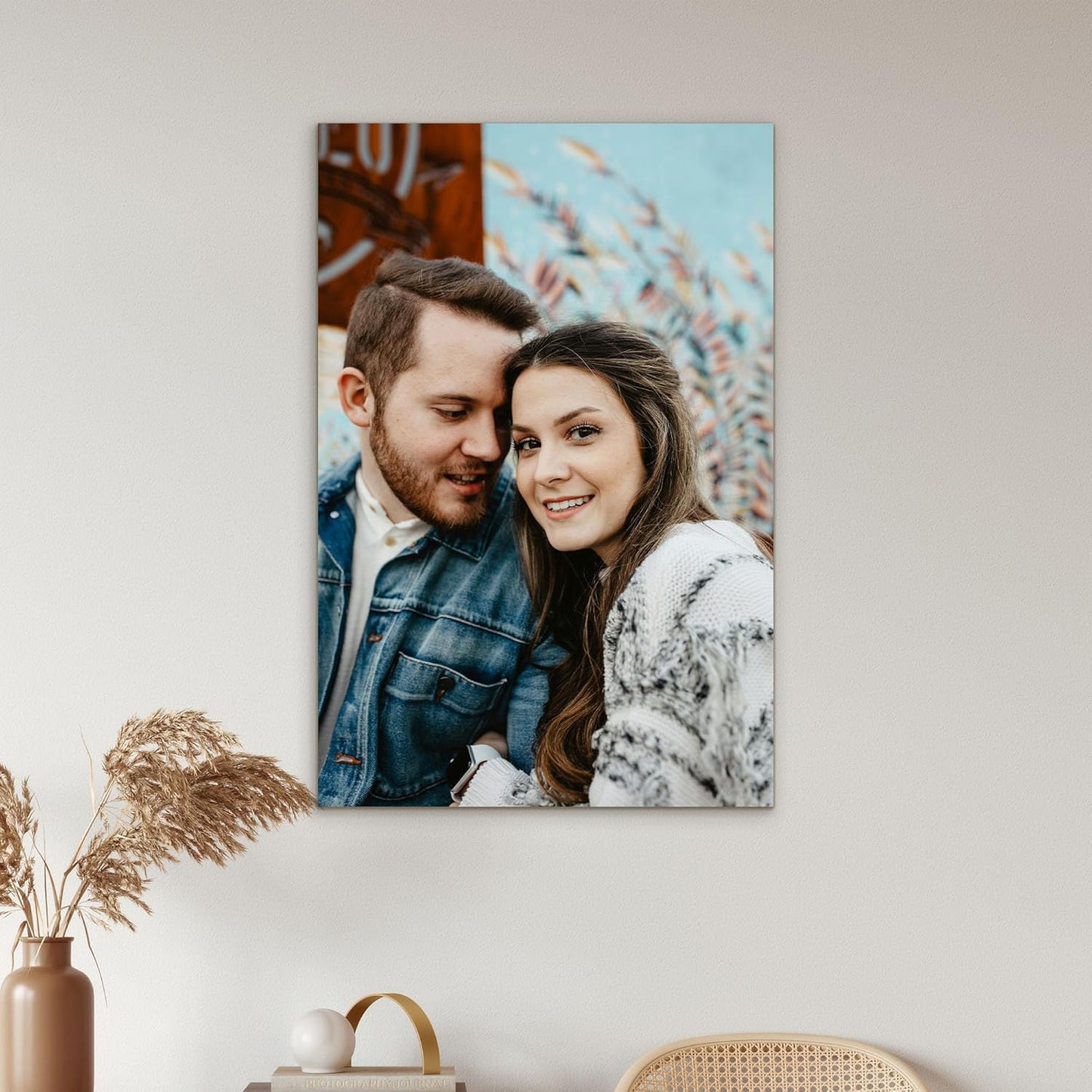 Tapuayts Personalized Custom Canvas Poster: Upload Your Image/Photo for Custom Photo-to-Poster Printing, Quality Wall Art Print (24" X 36")