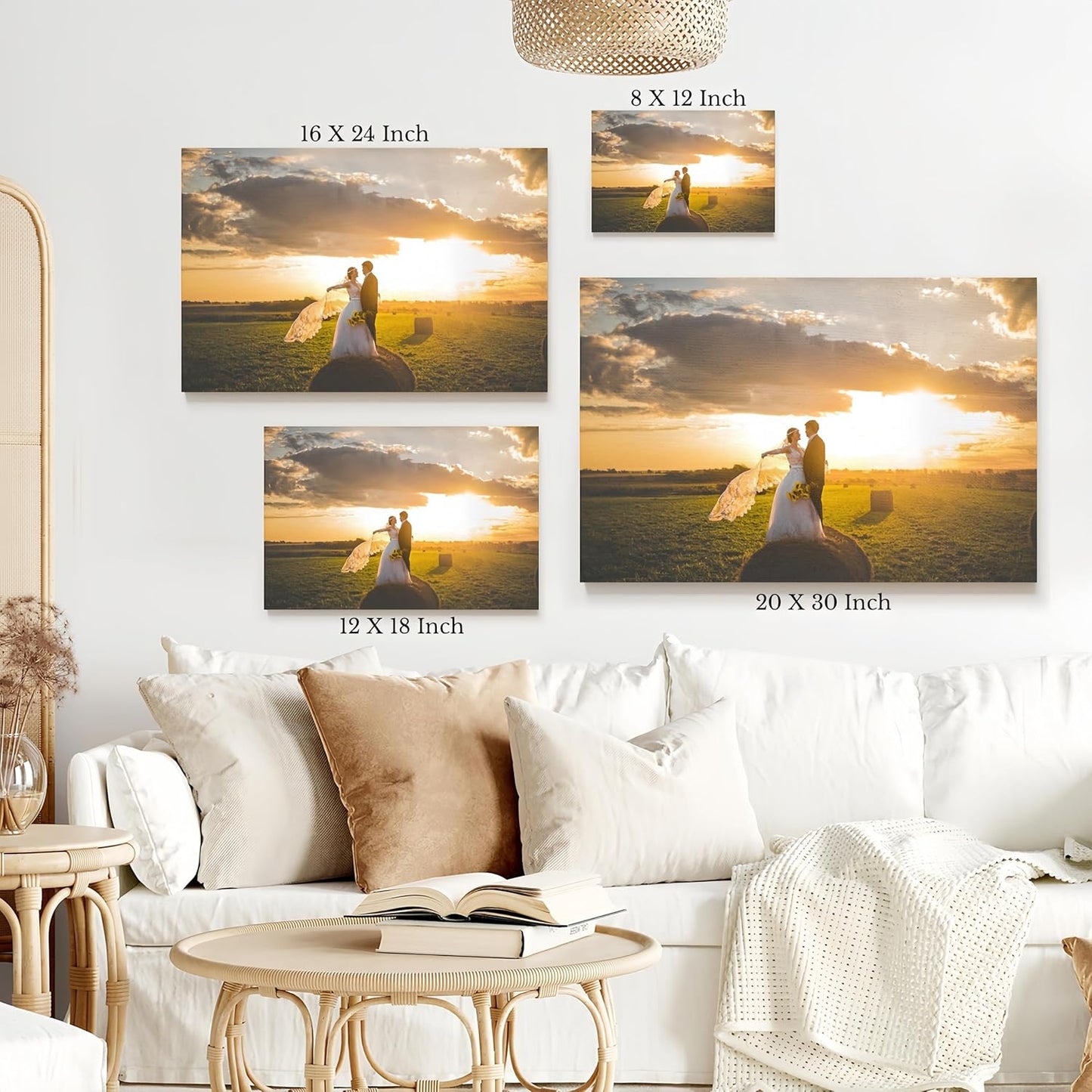 Canvas Prints With Your Photos | Custom Image And Text Print | Photo to Customize Canvas | Custom Canvas Print Wall Art, Unique Gift & Keepsake Ready to Hang