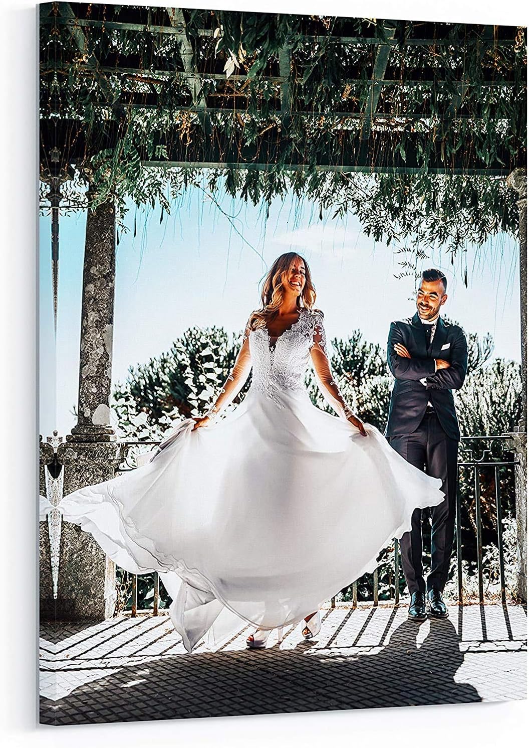 Personalized Custom Canvas Prints: Photo On Canvas (Framed Canvas, 24X32) Transform Your Photos into Stunning Framed Wall Art Digitally Printed Photo To Canvas Ideal for Home Decor