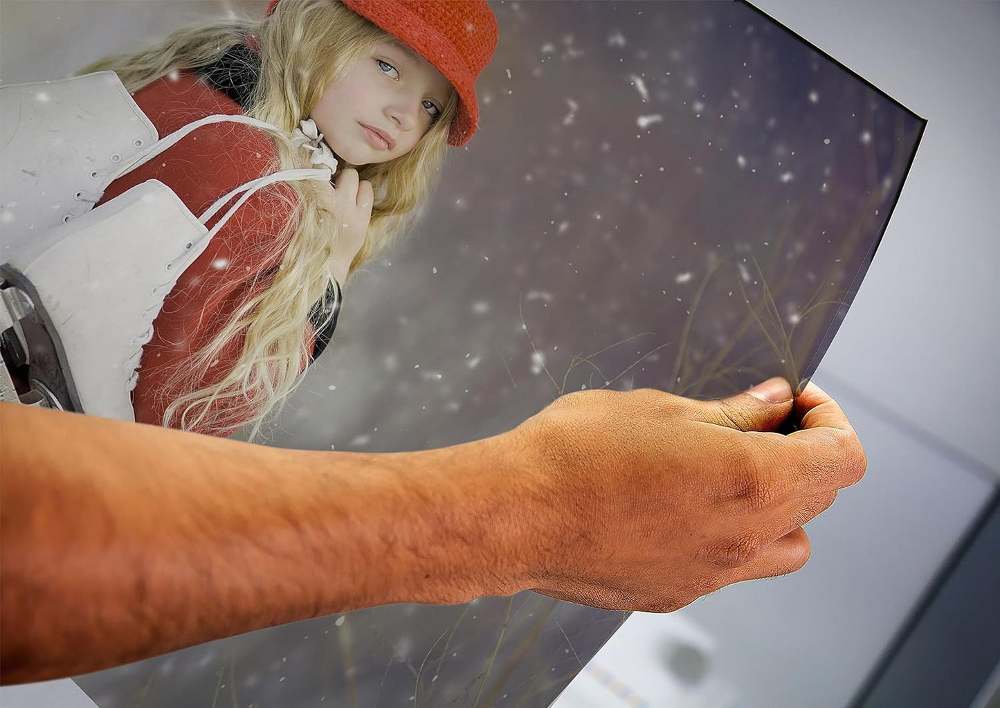 Personalized Custom Canvas Prints: Photo On Canvas (Dark Brown, 12X12) Transform Your Photos into Stunning Framed Wall Art Digitally Printed Photo To Canvas Ideal for Home Decor, Gifts Keepsakes.