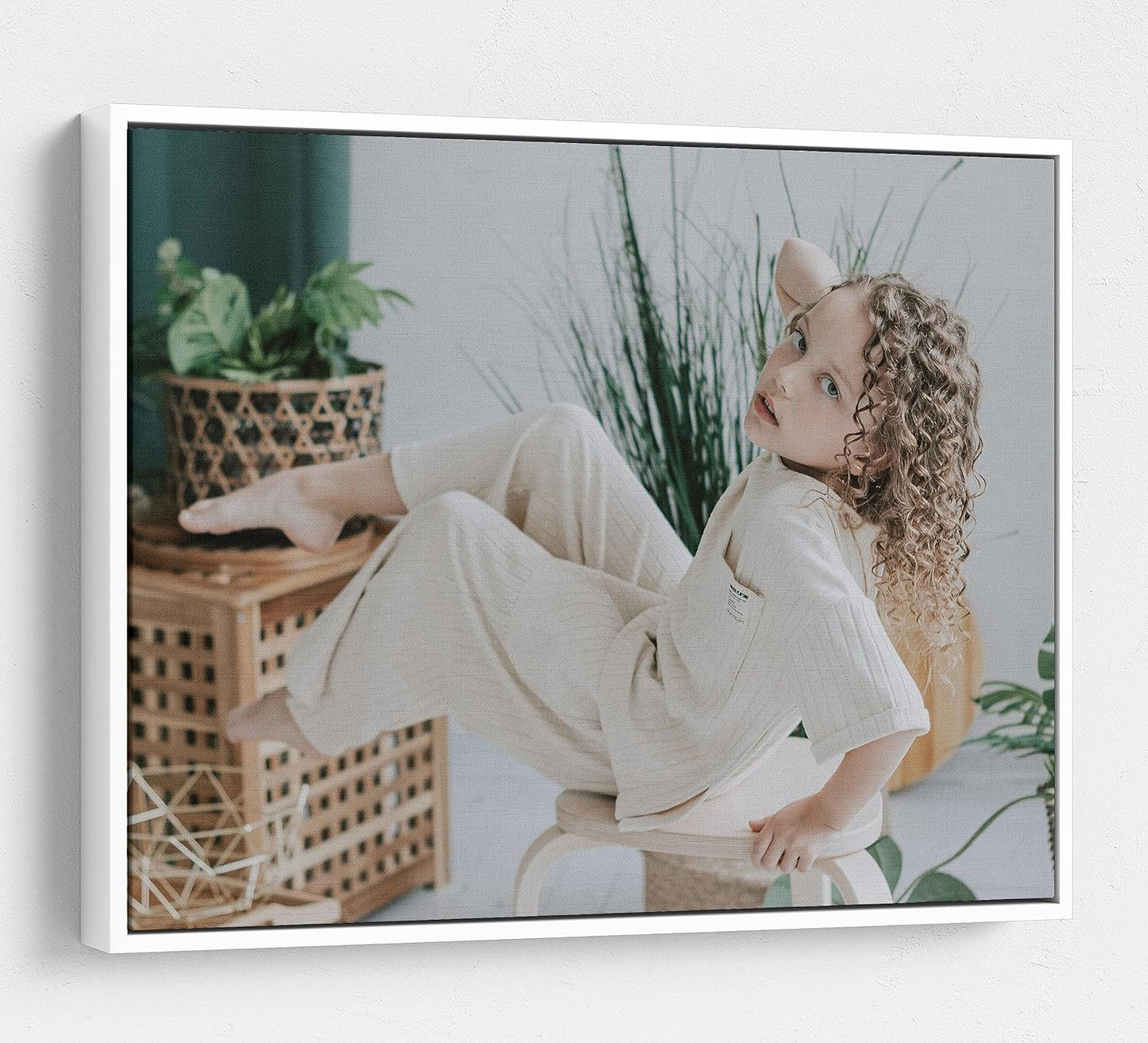 Personalized Custom Canvas Prints: Photo On Canvas (White, 16x16) Transform Your Photos into Stunning Framed Wall Art Digitally Printed Photo To Canvas Ideal for Home Decor, Gifts Keepsakes.