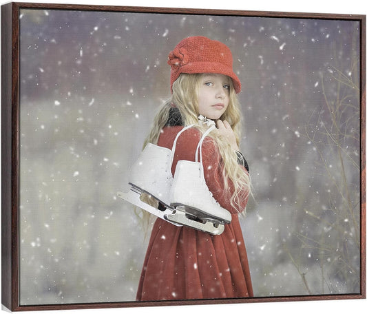 Personalized Custom Canvas Prints: Photo On Canvas (Dark Brown, 20X24) Transform Your Photos into Stunning Framed Wall Art Digitally Printed Photo To Canvas Ideal for Home Decor, Gifts Keepsakes.