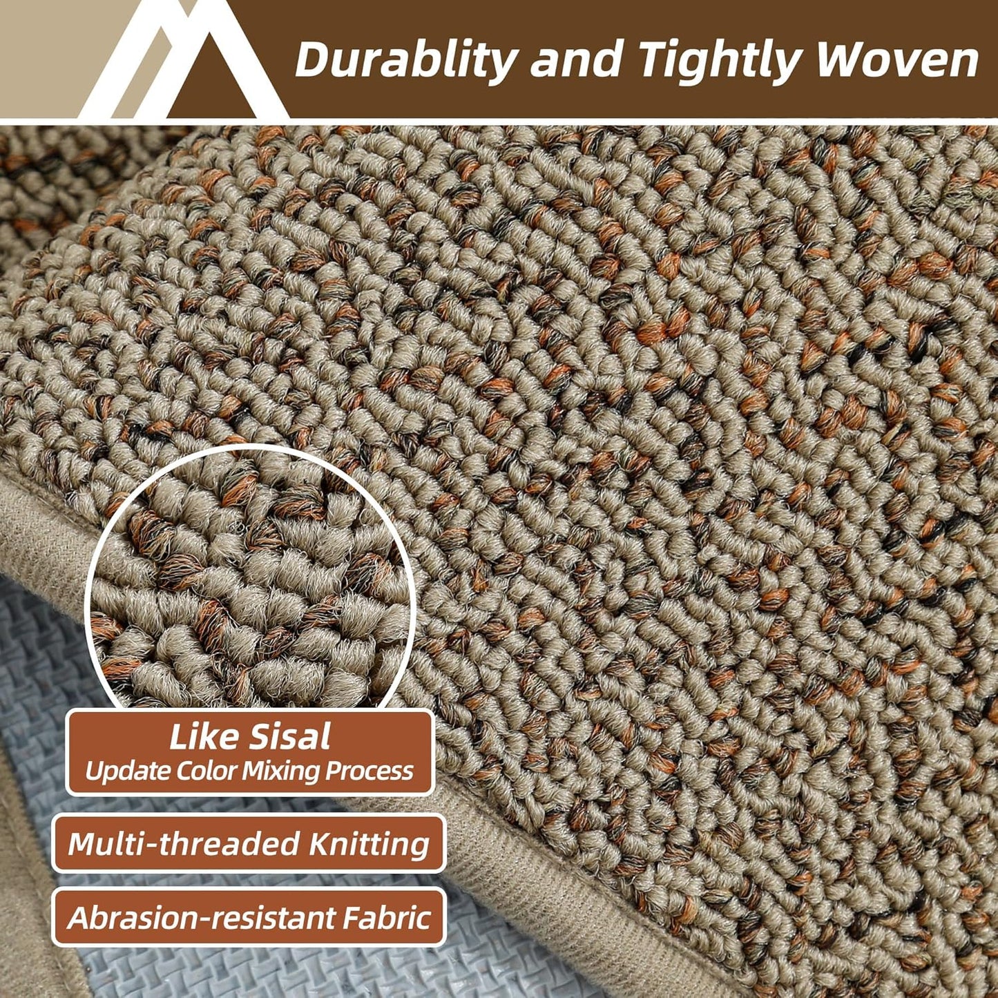 COSY HOMEER-Door-Mat 32"x48" Non Slip Absorbent Entryway Rugs Dirt Trapper Doormats Washable Entrance Mats Low Pile Welcome Floor Mat for Front Back Door and Entry Mats,Taupe