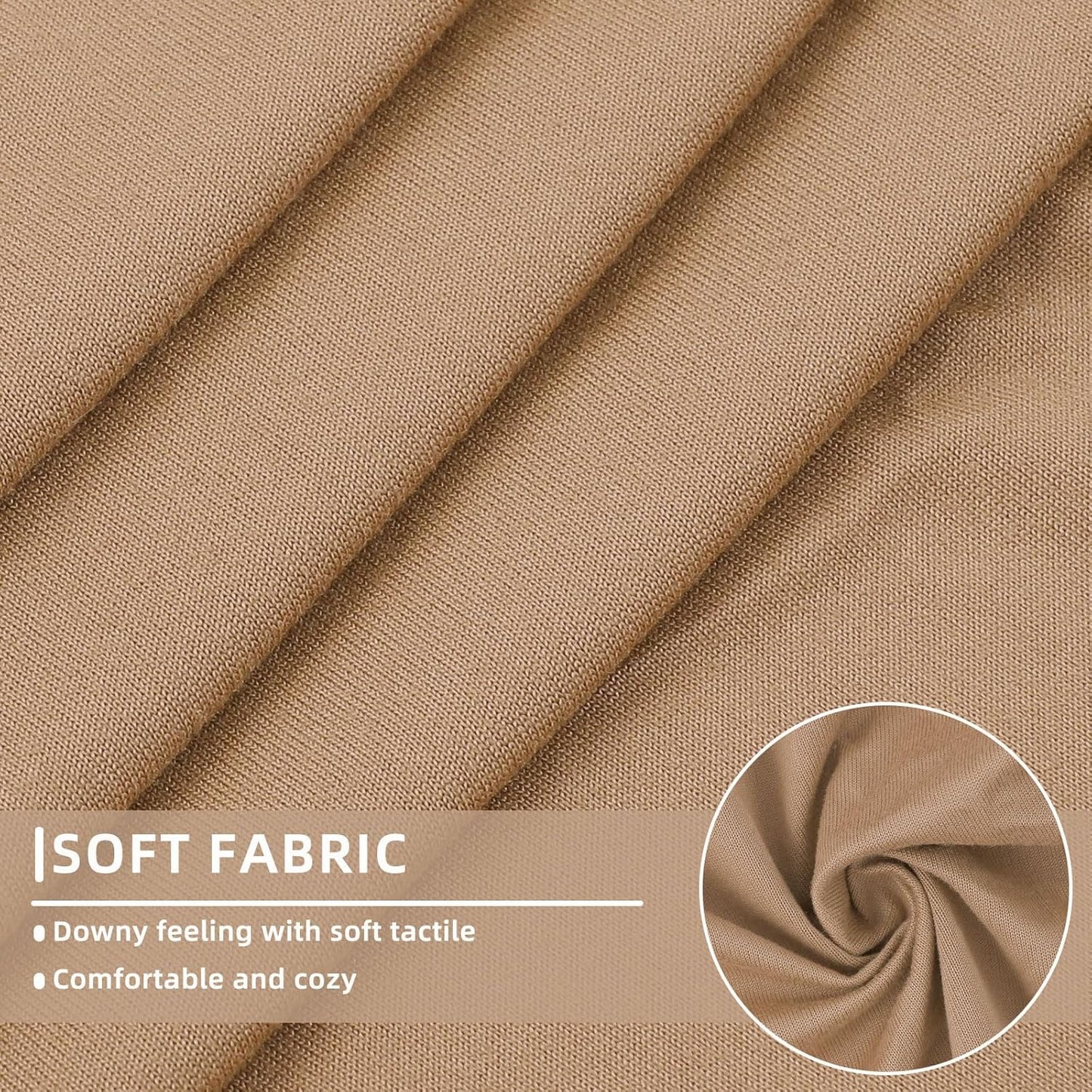 hyha Waterproof Couch Cushion Covers, Sectional Sofa Slipcovers Washable, L Shape Chaise Dog Couch Covers for Sectional Sofa, Universal Furniture Protector (1 Piece for Chaise XL, Camel)