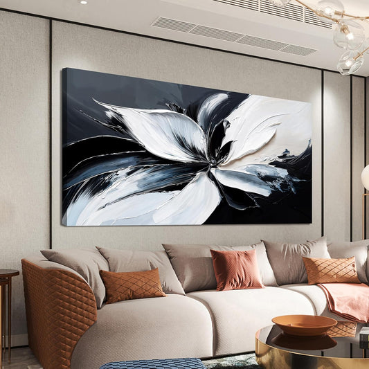 AIXMGSJS Canvas Wall Art Decor Large Modern Wall Art Black and White Wall Art Prints Abstract Canvas Art Wall Decor Wall Art Pictures for Living Room Artwork for Walls Home Office Decor 29" X 58"