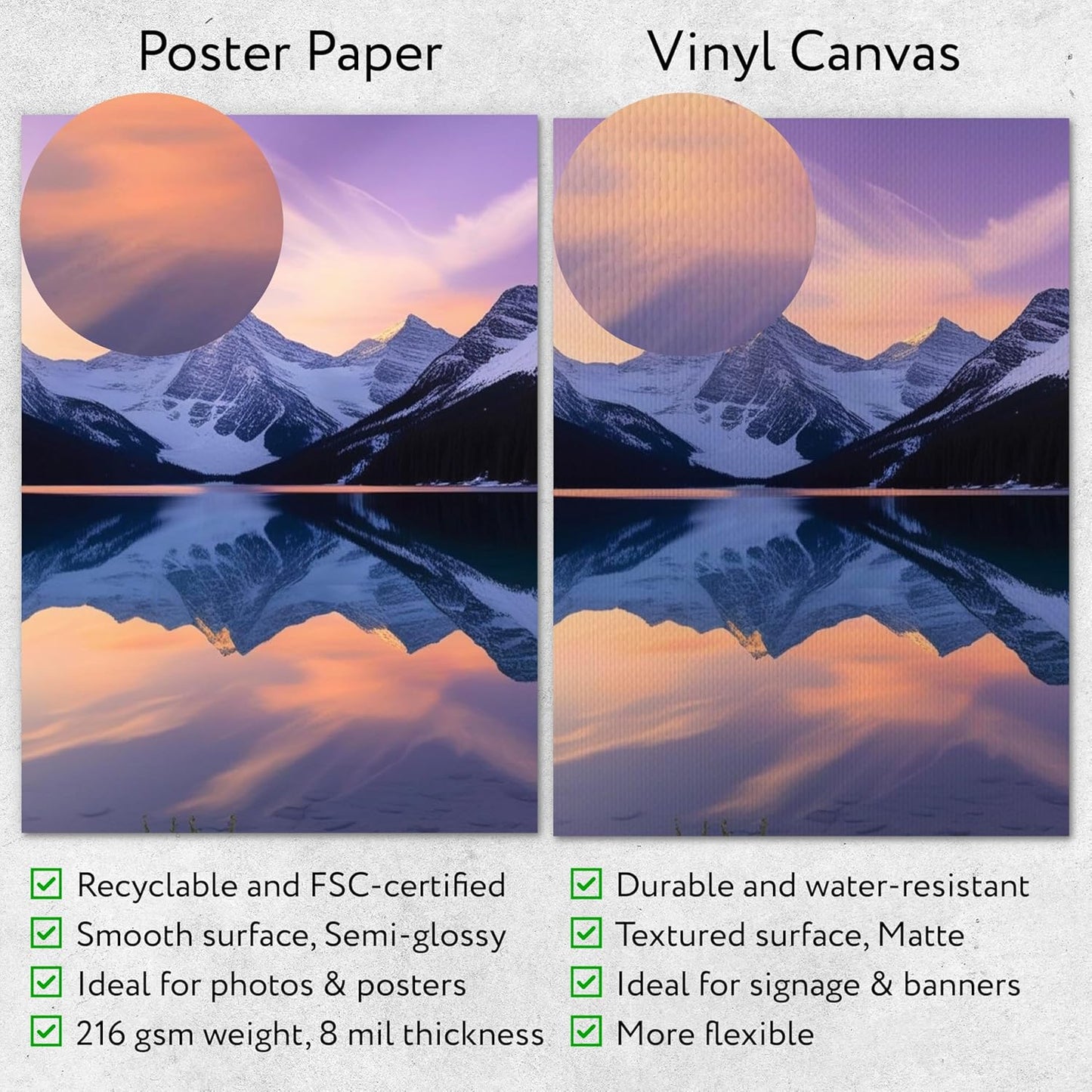 Custom Poster Print, 30x30, Upload Any Photos/Images, Personalized Photo Prints, DIY Your Own Poster, Photo to Poster Printing